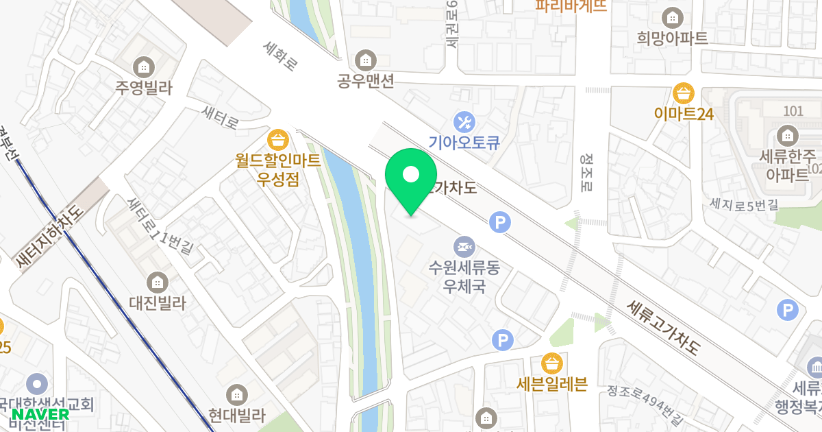 Lee Do Park View 101 위치 지도 - 경기도 수원시 권선구 덕영대로 1078