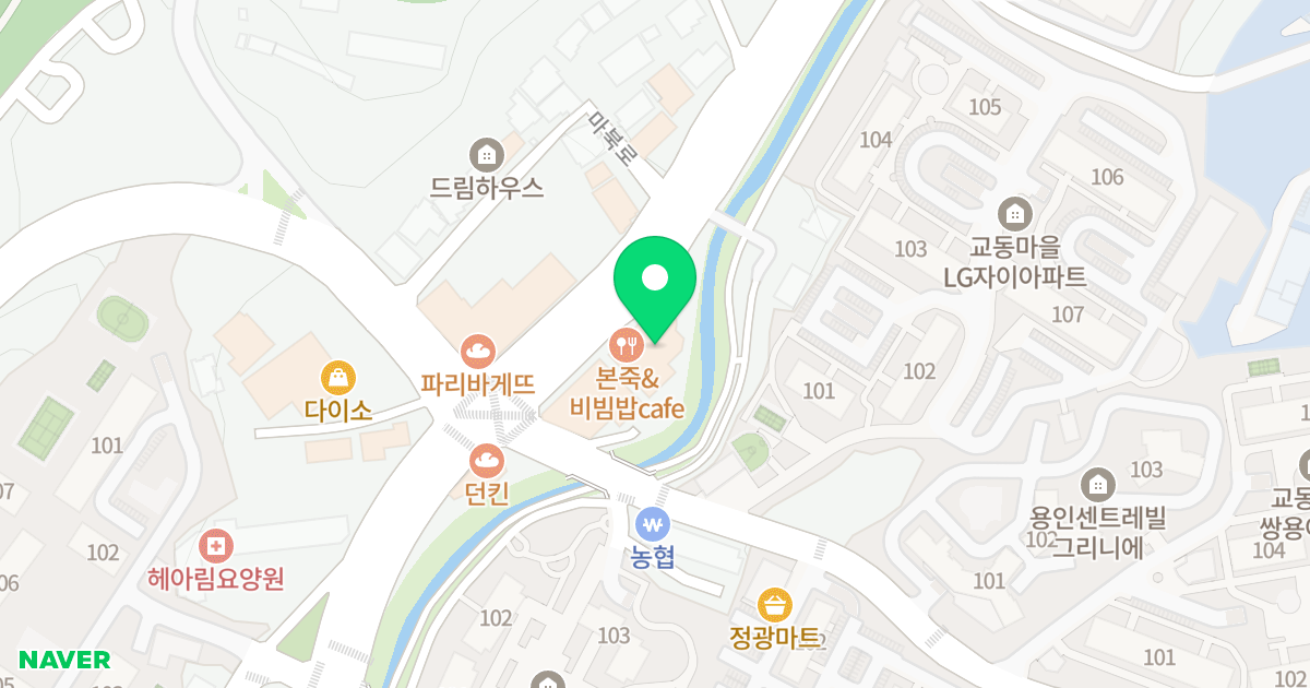 테라스가든에이빌딩 위치 지도 - 경기도 용인시 기흥구 마북로154번길 3