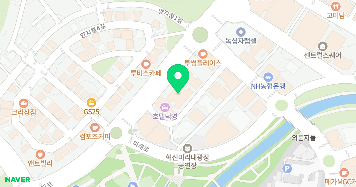 코아루시티 위치 지도 - 강원특별자치도 원주시 양지로 58