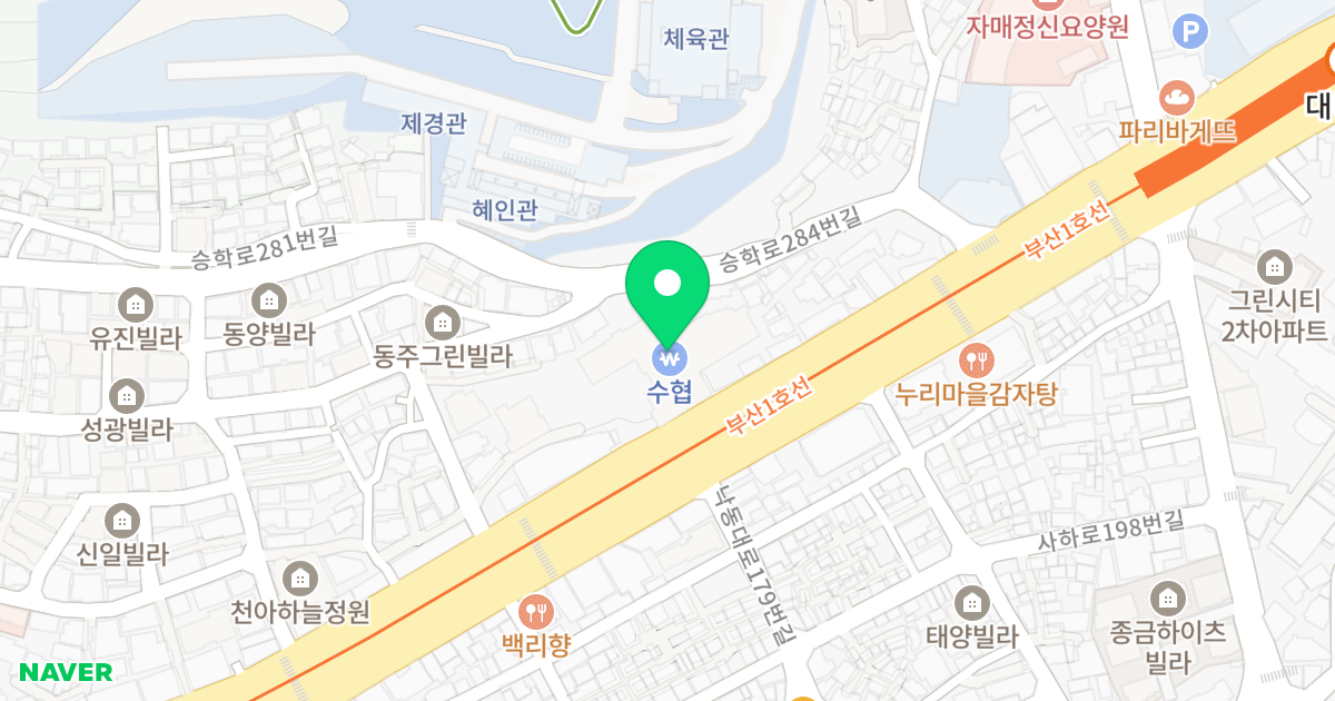 경성스마트더블유아파트 위치 지도 - 부산광역시 사하구