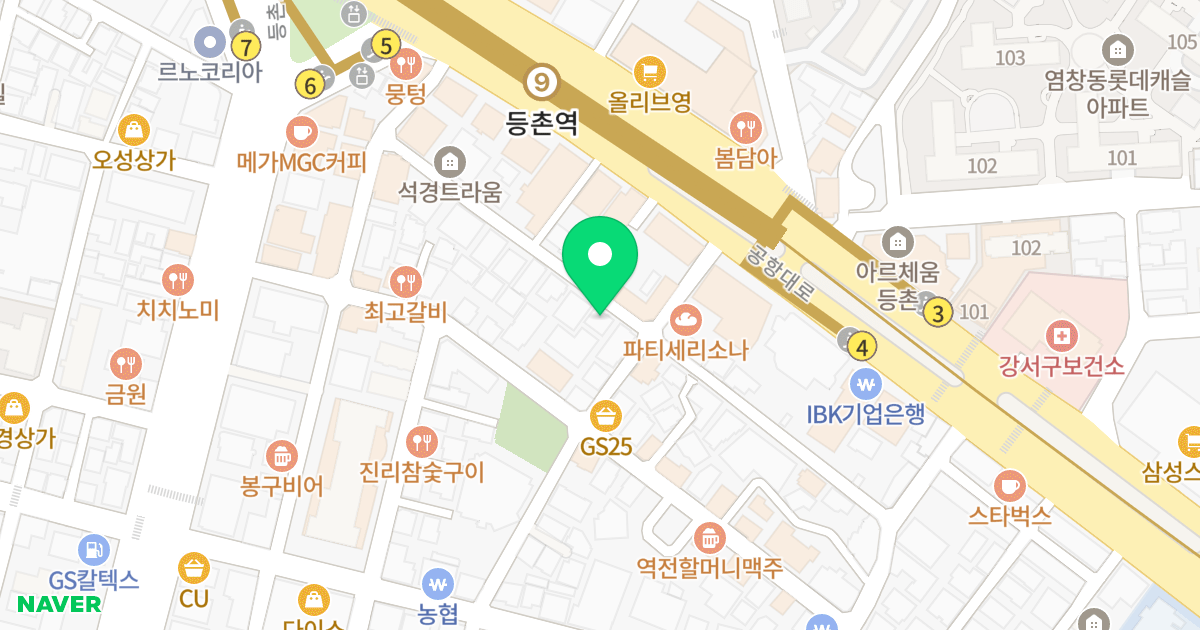 월드파크빌 위치 지도 - 서울특별시 양천구 목동중앙북로7나길 33