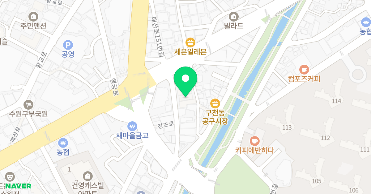 (69-3) 위치 지도 - 경기도 수원시 팔달구 정조로712번길 18