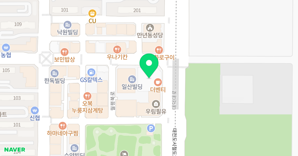 스타게이트씨네몰 위치 지도 - 대전광역시 서구 대덕대로 325