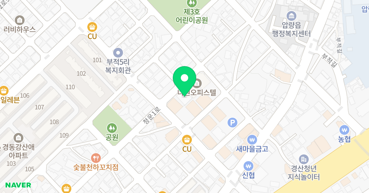 (386-3) 위치 지도 - 경상북도 경산시 압량읍 청운1로 84
