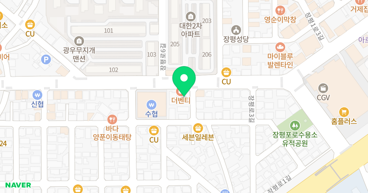 (56-4) 위치 지도 - 경상남도 거제시