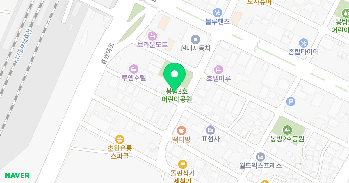 에스제이 오피스텔 위치 지도 - 충청북도 충주시 상방5길 11