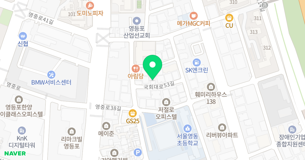 (171-26) 위치 지도 - 서울특별시 영등포구 국회대로53길 24-7