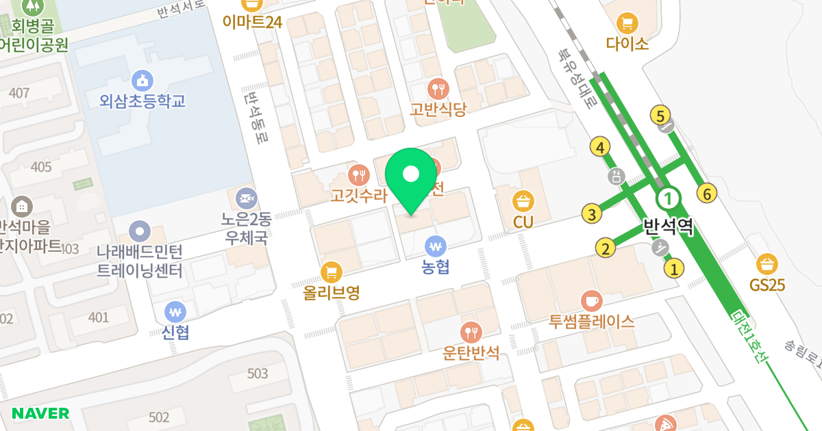 (638-3) 위치 지도 - 대전광역시 유성구 반석동로 52-16