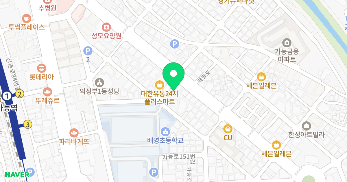(230-66) 위치 지도 - 경기도 의정부시 태평로 191