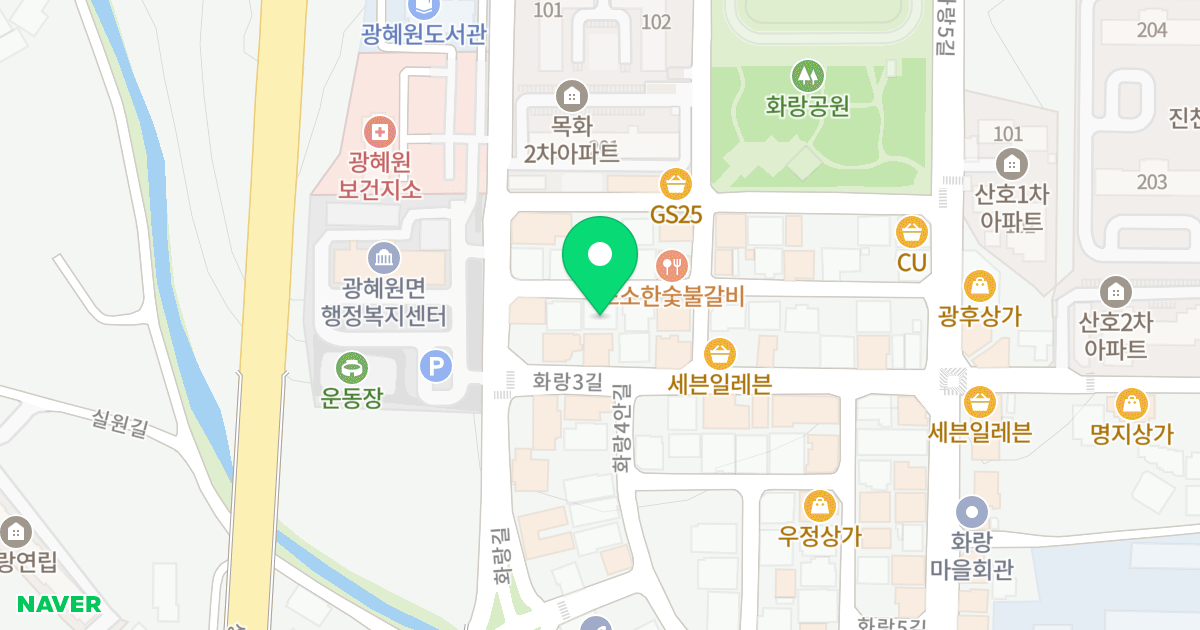 삼성빌 위치 지도 - 충청북도 진천군 광혜원면