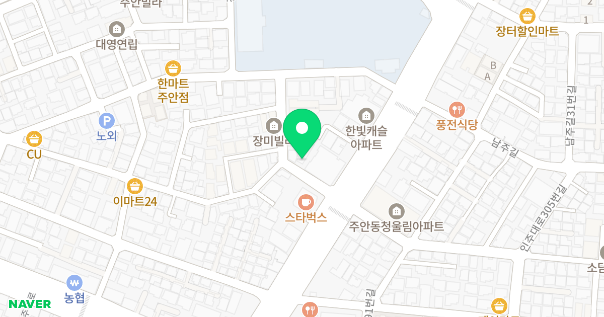 다솜 위치 지도 - 인천광역시 미추홀구 한나루로527번길 8