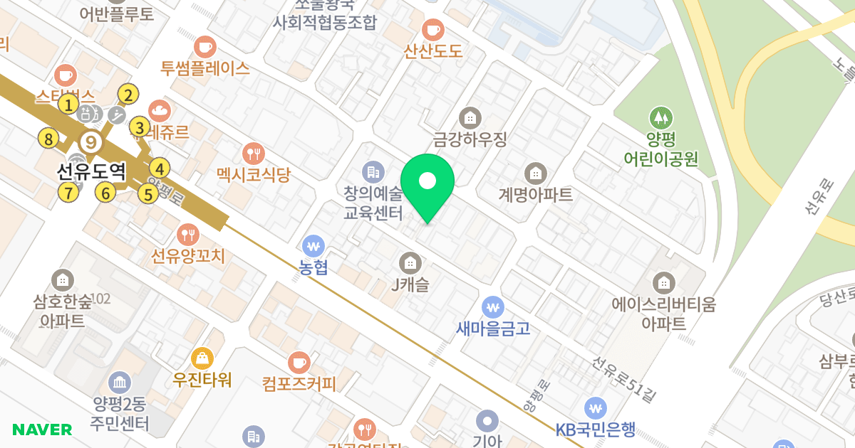 (179-1) 위치 지도 - 서울특별시 영등포구 선유로51길 18-1