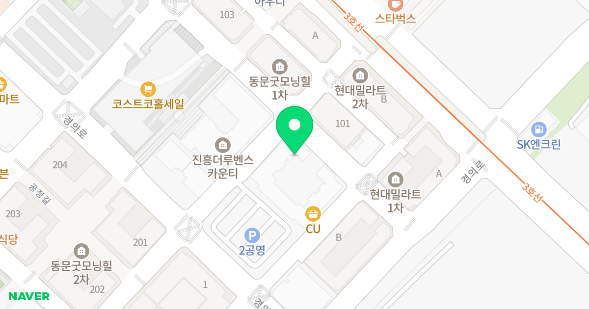 성우아뜨리움오피스텔 위치 지도 - 경기도 고양시 일산동구 장백로 13
