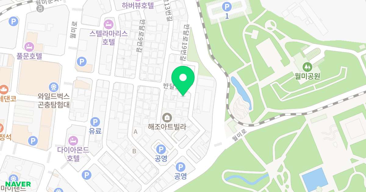 (98-37) 위치 지도 - 인천광역시 중구 반달로 20