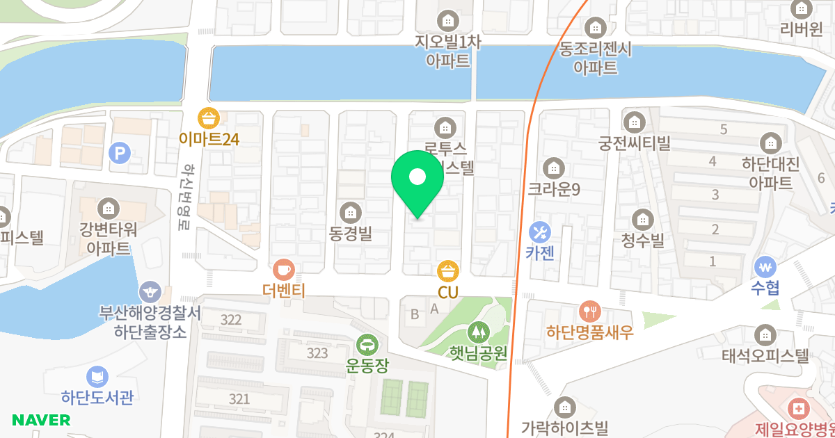 현대캐슬 위치 지도 - 부산광역시 사하구 동매로15번길 6