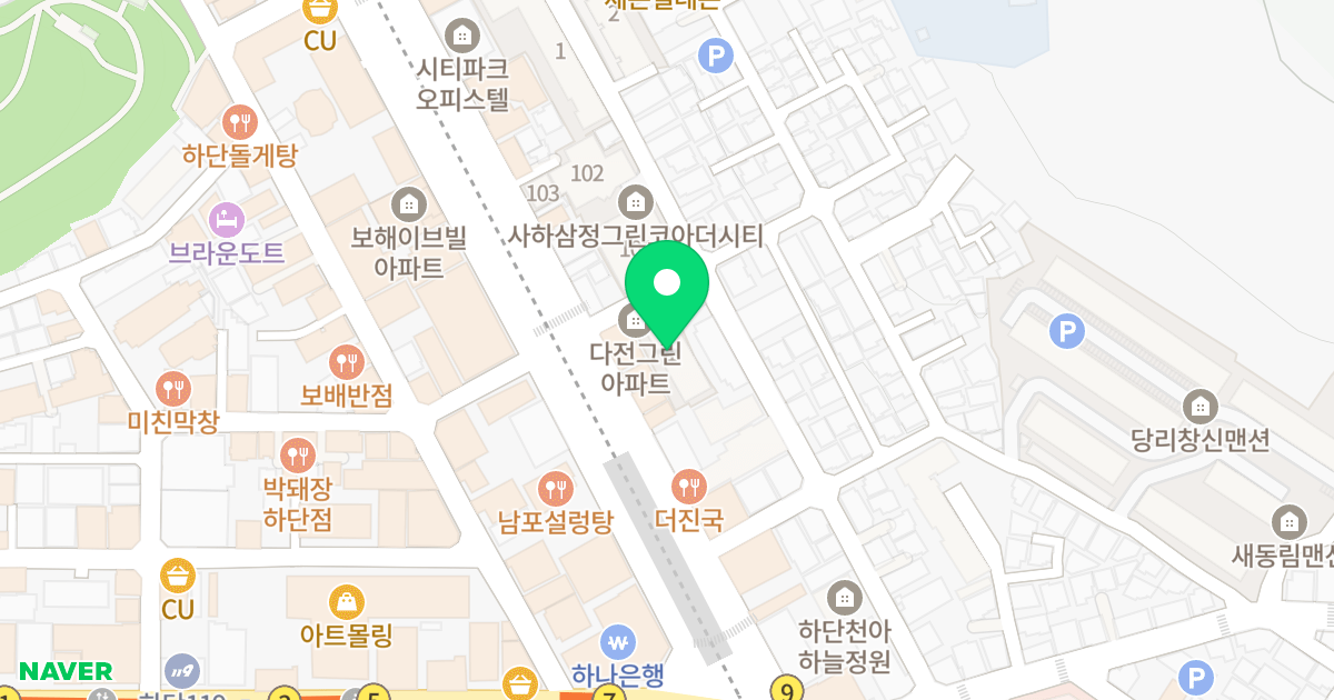 (529-3) 위치 지도 - 부산광역시 사하구 낙동대로486번길 2