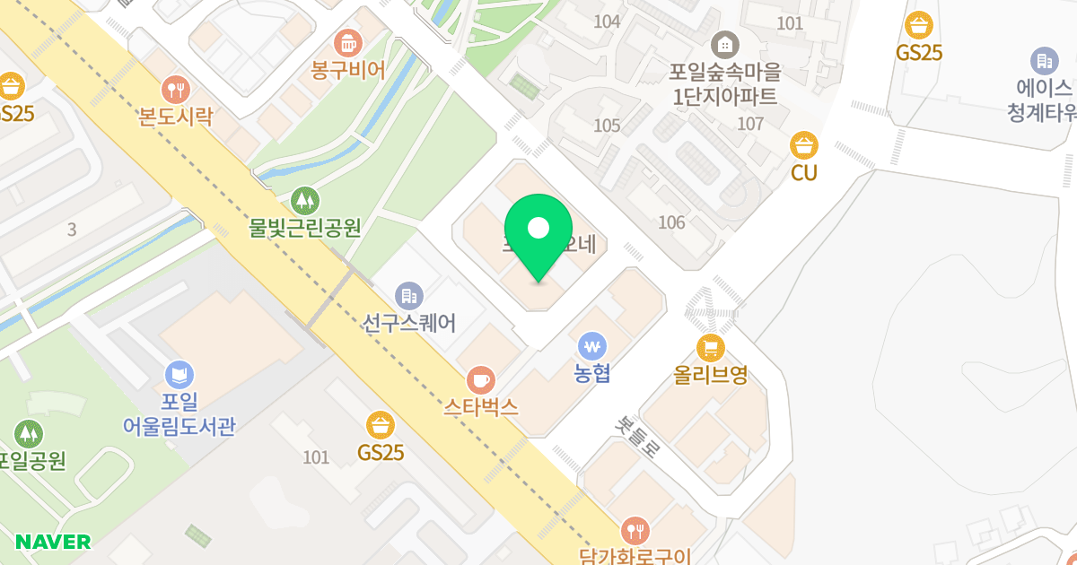 유창시밀레 위치 지도 - 경기도 의왕시 봇들1로 11