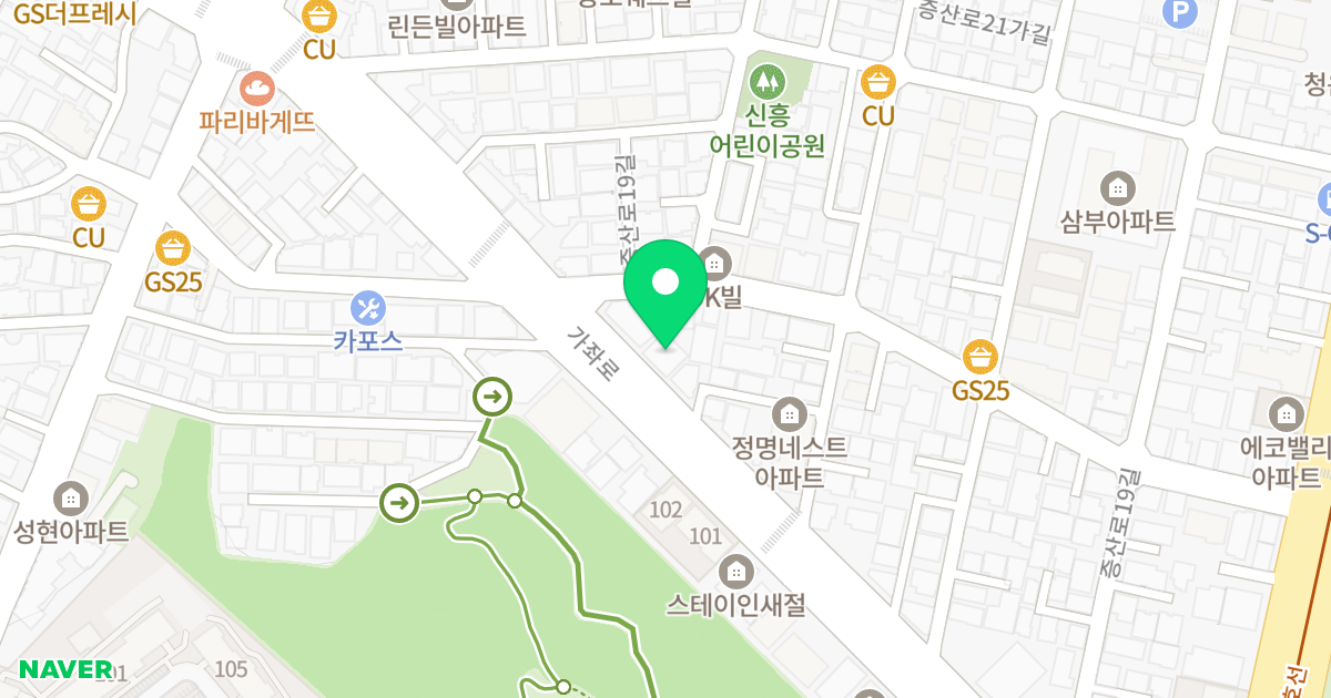 로얄패밀리하우스 위치 지도 - 서울특별시 은평구 가좌로 304