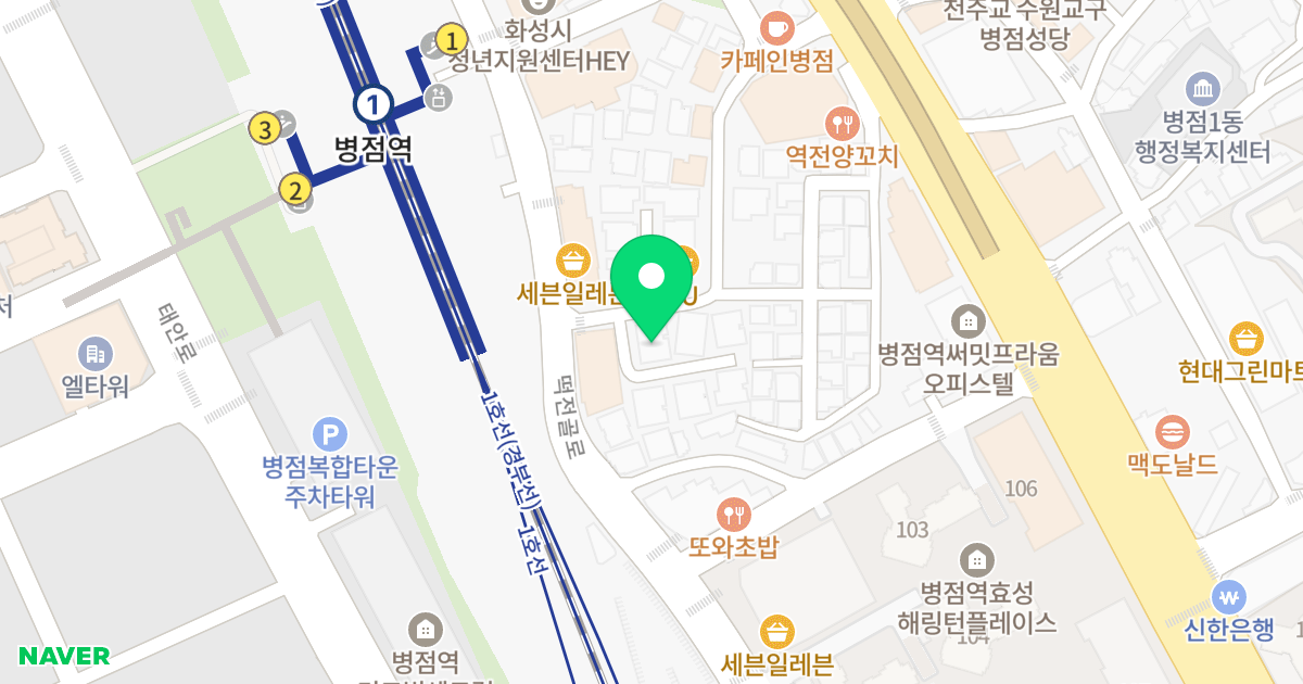 (386-35) 위치 지도 - 경기도 화성시