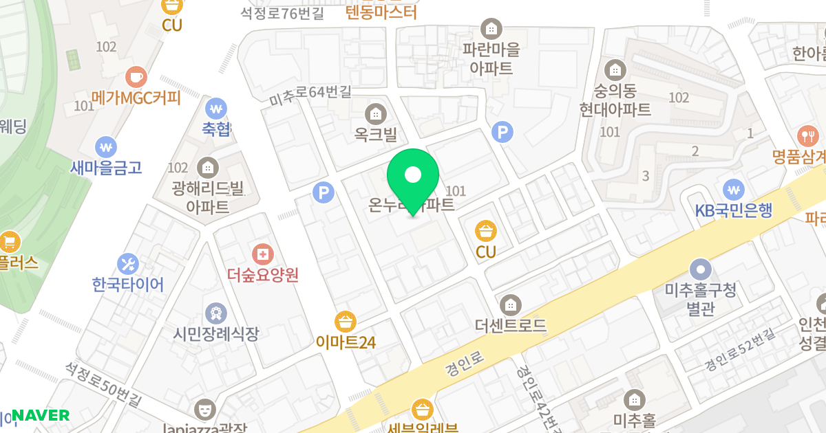 이데아캐슬 위치 지도 - 인천광역시 미추홀구 경인로41번길 19
