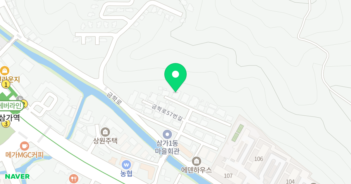 (216-3) 위치 지도 - 경기도 용인시 처인구 금학로57번길 7-4