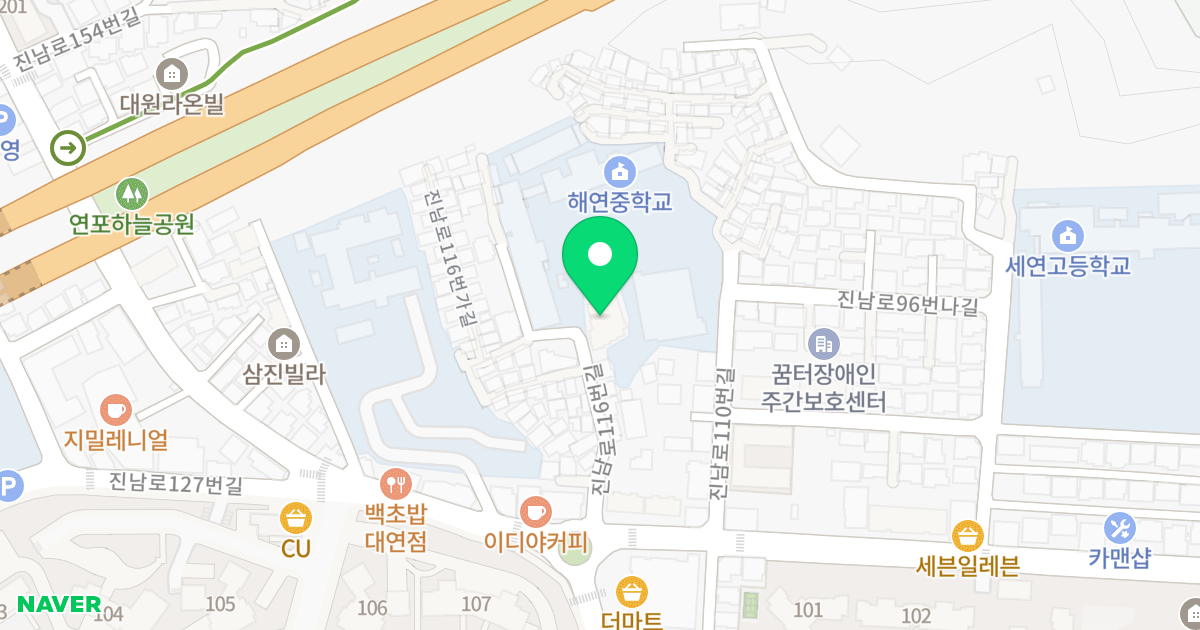 린다스마트빌 위치 지도 - 부산광역시 남구