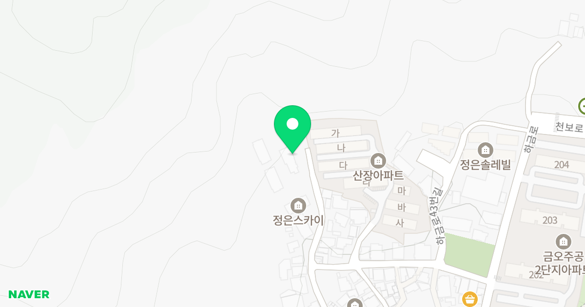 정은알베로 위치 지도 - 경기도 의정부시 하금로33번길 61
