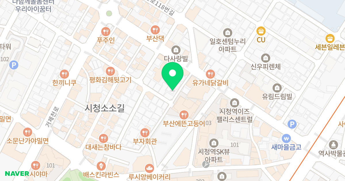 브라운 하우스 위치 지도 - 부산광역시 연제구 신촌로23번길 10