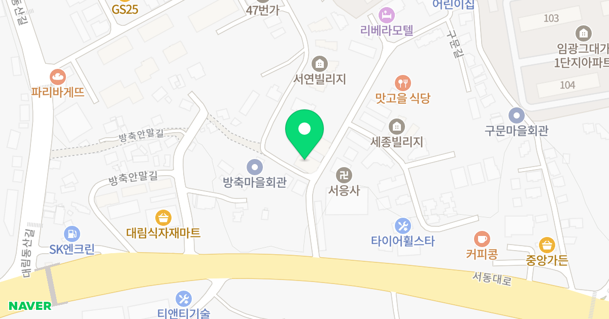 (90-121) 위치 지도 - 경기도 안성시 공도읍 방축길 10-3