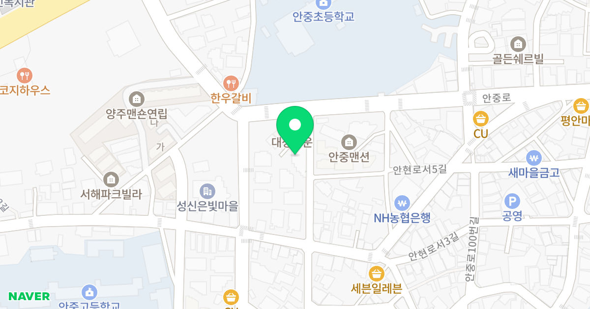아이원오피스텔 위치 지도 - 경기도 평택시 안중읍 안중로84번길 6