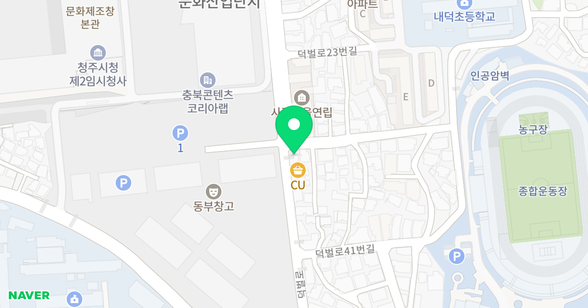 (50-1) 위치 지도 - 충청북도 청주시 청원구 덕벌로31번길 2