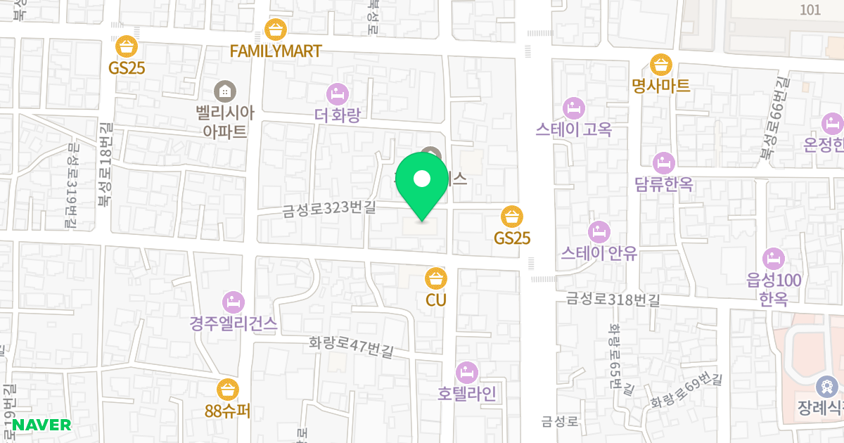 이룸채1차 위치 지도 - 경상북도 경주시 금성로319번길 8-3