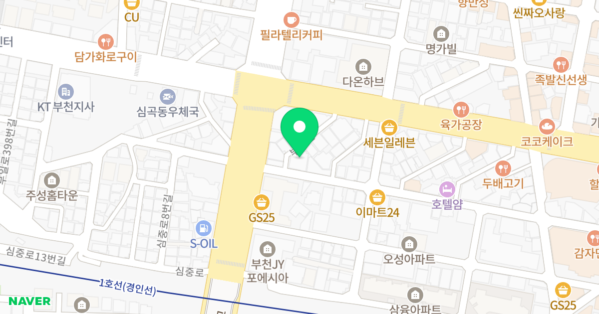 금호펠리스 위치 지도 - 경기도 부천시 원미구  428-15