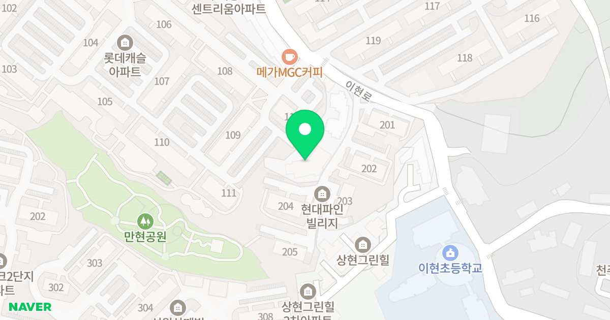 상현동 32-2 복합빌딩 위치 지도 - 경기도 용인시 수지구 이현로 107-1