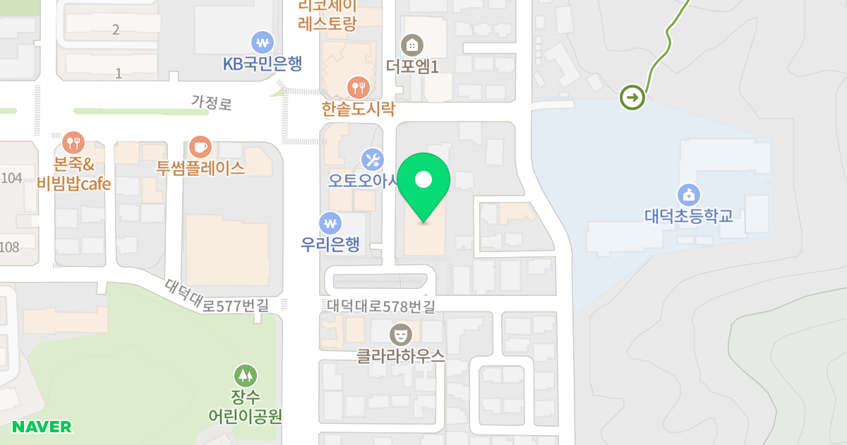 가온하이츠빌 위치 지도 - 대전광역시 유성구 대덕대로590번길 12-13