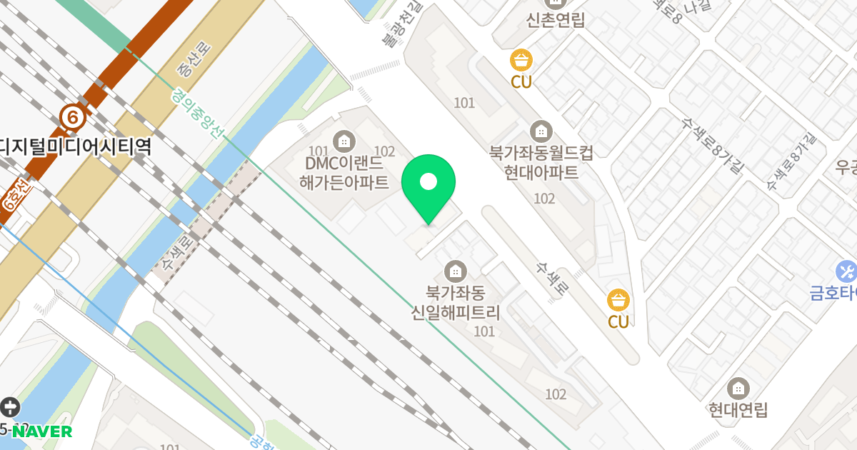 미다스 위치 지도 - 서울특별시 서대문구 수색로 153