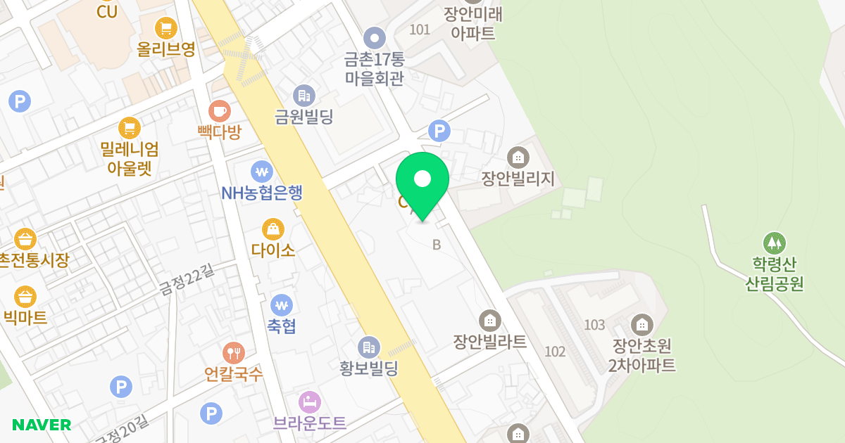 천년가 골든뷰 위치 지도 - 경기도 파주시 마무리길 77
