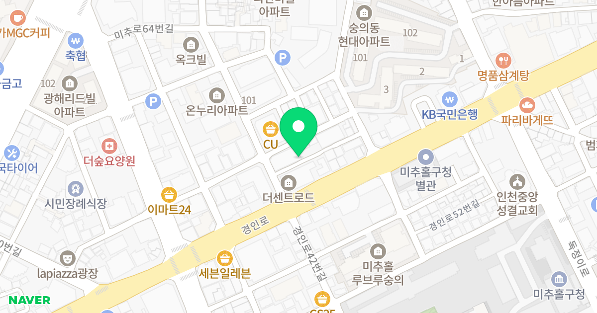 (147-10) 위치 지도 - 인천광역시 미추홀구 미추로46번길 26