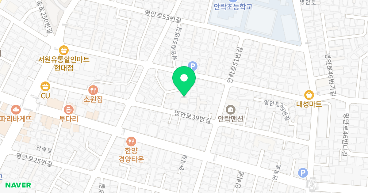 유아빌 위치 지도 - 부산광역시 동래구 명안로45번길 41-5