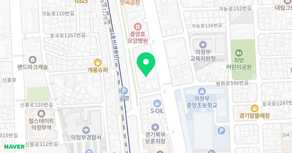 정은스카이 위치 지도 - 경기도 의정부시  599