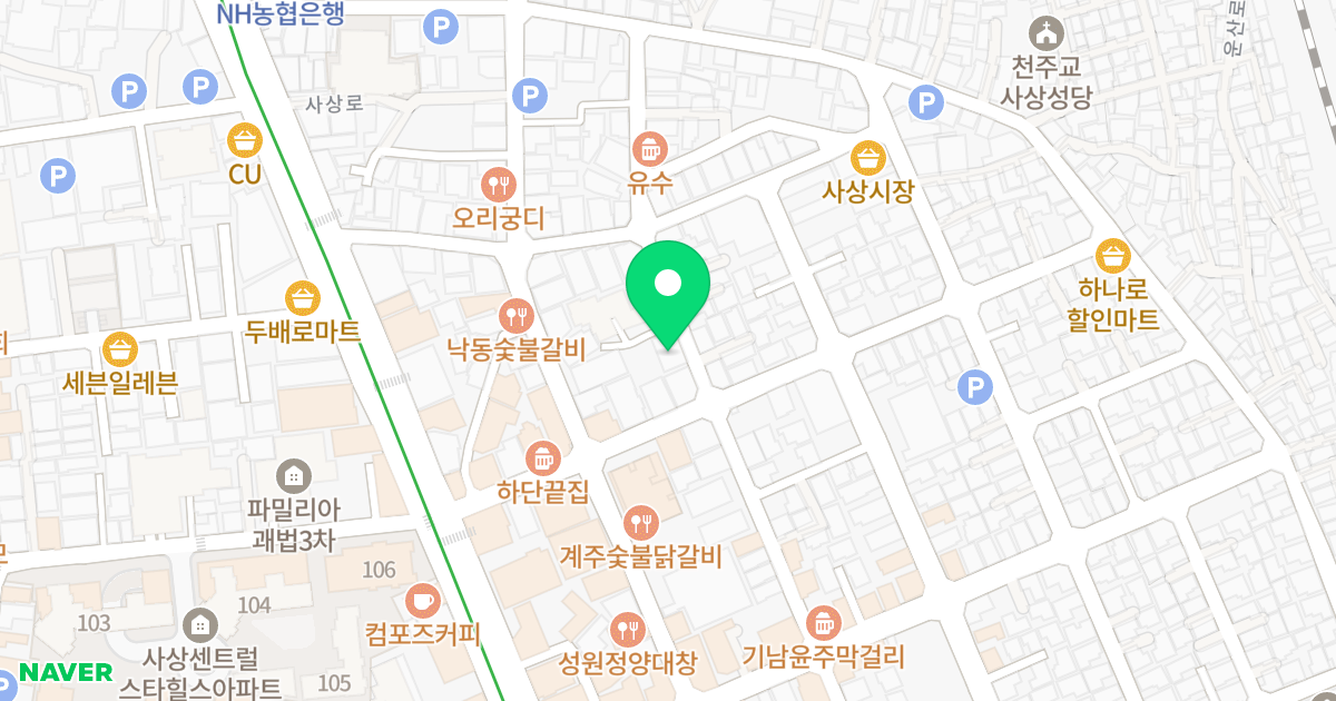 뉴스카이빌 위치 지도 - 부산광역시 사상구 광장로87번길 73