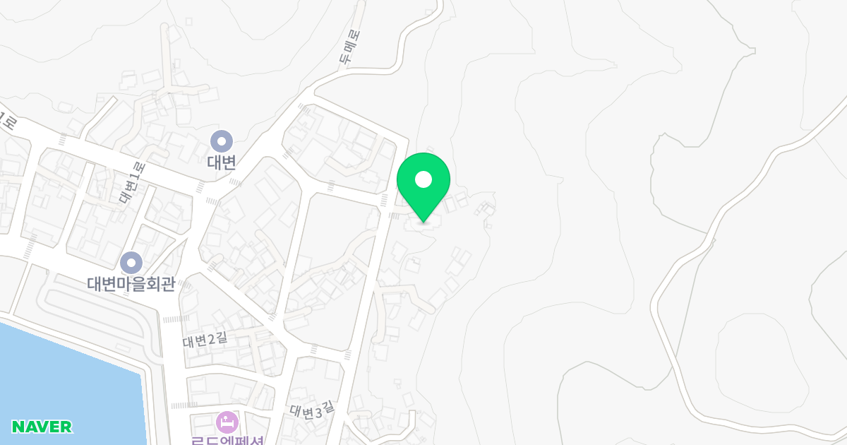 조광 아름채 위치 지도 - 부산광역시 기장군 기장읍 대변3길 34-2