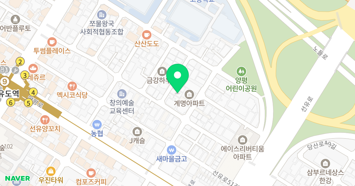 (257) 위치 지도 - 서울특별시 영등포구 선유로53길 16-6