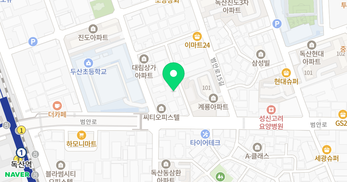 킹캐슬3차 위치 지도 - 서울특별시 금천구 범안로13길 9