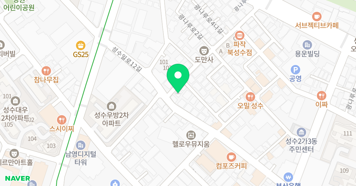 (299-150) 위치 지도 - 서울특별시 성동구