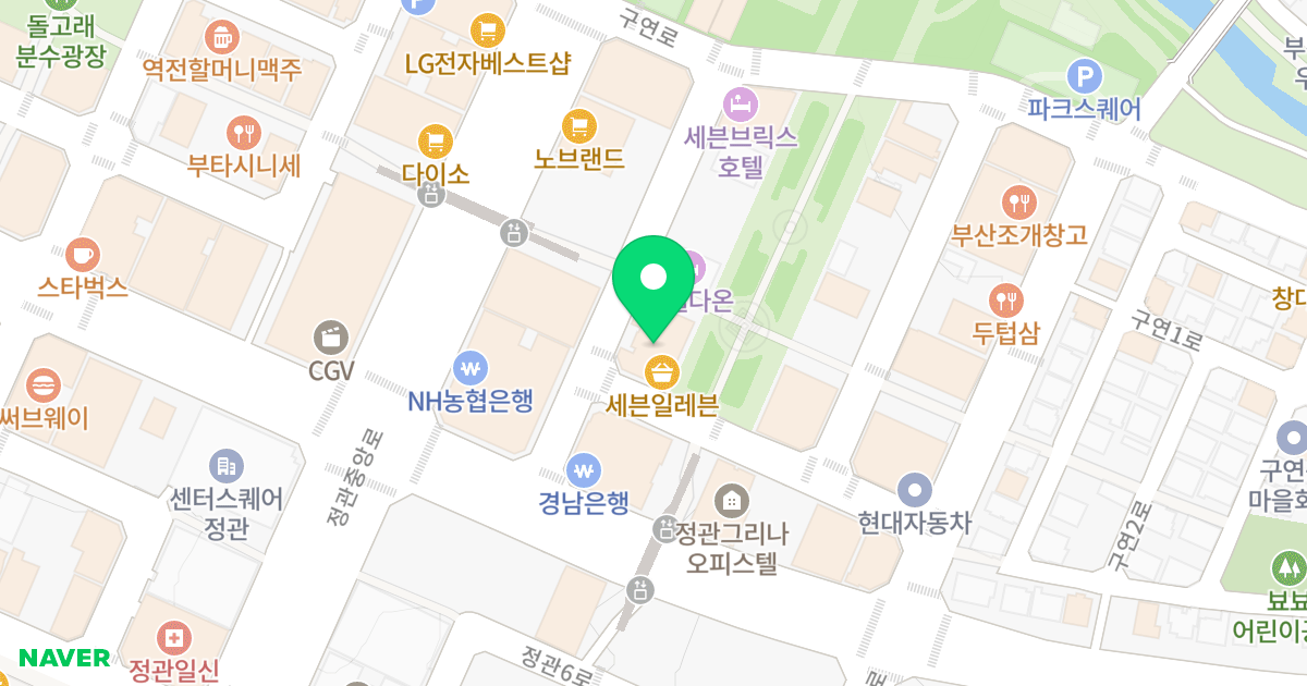 (750-7) 위치 지도 - 부산광역시 기장군 정관읍 구연4로 8