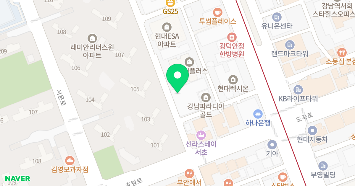 에피소드 서초 393 위치 지도 - 서울특별시 서초구