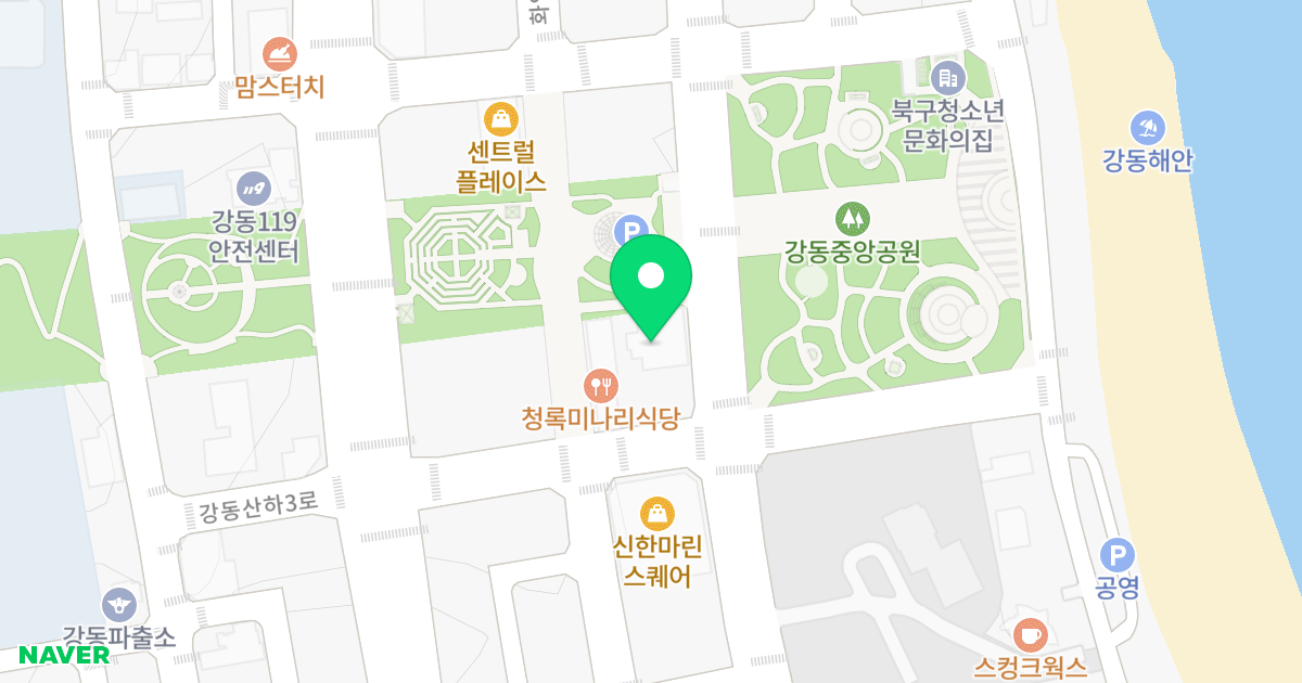 블루마시티 더품 위치 지도 - 울산광역시 북구 산하중앙1로 69