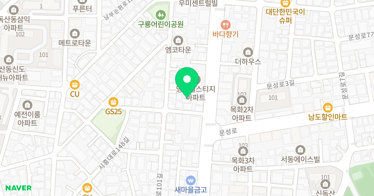 엘린하우스 위치 지도 - 서울특별시 금천구 독산로 335-2