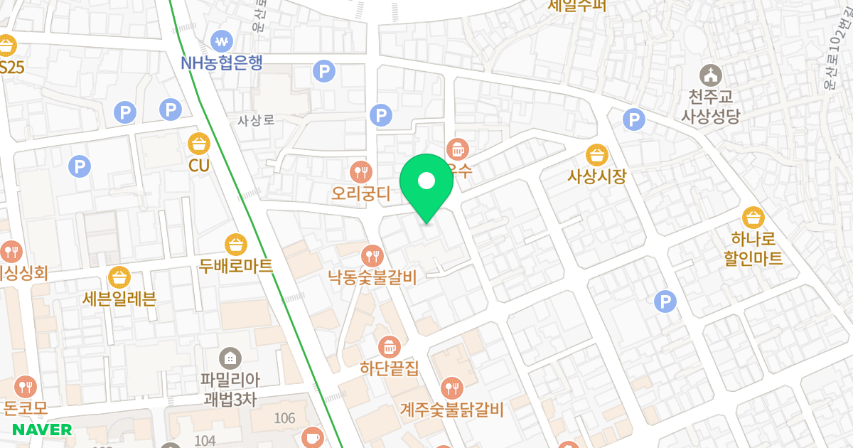 파라다이스 위치 지도 - 부산광역시 사상구 사상로238번길 22